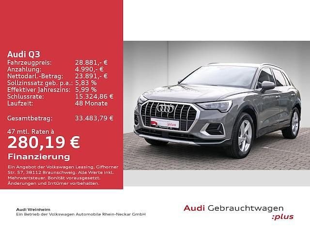 Gebraucht Audi Q3 Advanced Plus 150 PS (110 kW) 2022 Chronosgrau metallic SUV