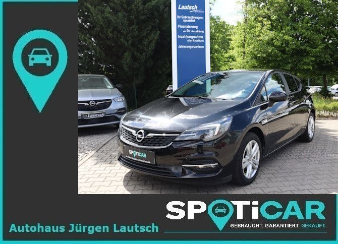 Black metallic Gebraucht 2021 Opel Astra Limousine | 12.990 € (Fairer Preis) - Bild 1/4