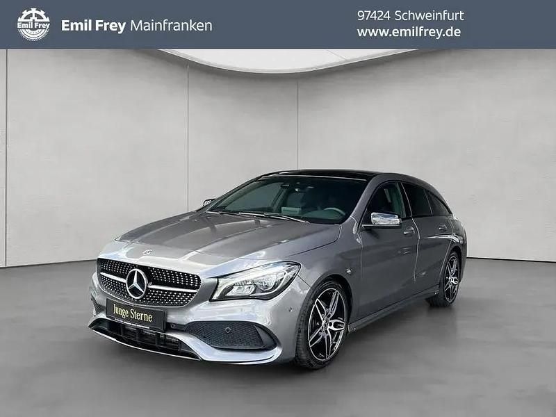 Mountaingrau metallic Gebraucht 2019 Mercedes CLA200 Shooting Brake AMG Kombi | 23.350 € (Guter Preis) - Bild 1/4