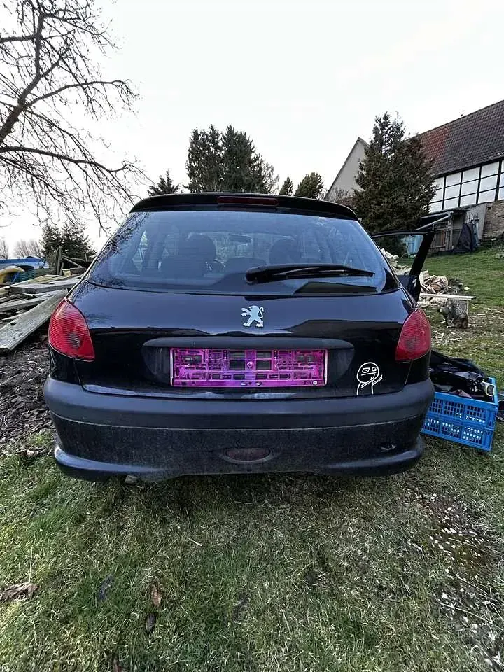 Gebraucht Peugeot 206 Filou 75 PS (55 kW) 2005 Schwarz Kleinwagen