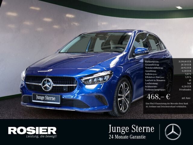 Blau / spektralblau Gebraucht 2023 Mercedes B200 Advanced Van / Kleinbus | 33.890 € (Teuer) - Bild 1/4
