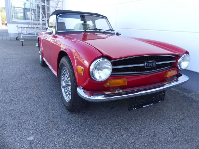 Rot Gebraucht 1974 Triumph TR6 Cabrio | 20.000 € - Bild 1/4