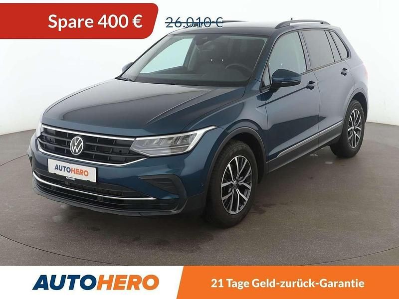 Nightshade blue Gebraucht 2021 VW Tiguan Life SUV | 25.610 € (Guter Preis) - Bild 1/3