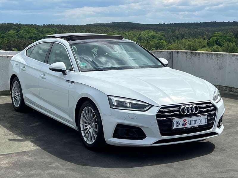 Gletscherweiß metallic Gebraucht 2019 Audi A5 Coupé | 23.900 € (Teuer) - Bild 1/4
