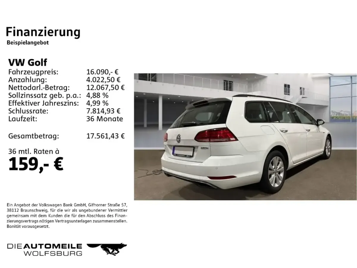 Gebraucht VW Golf VIII 131 PS (96 kW) 2020 Kombi