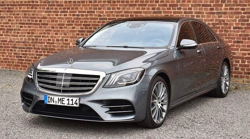 Grau Gebraucht 2018 Mercedes S400 AMG line Limousine | 48.990 € (Fairer Preis) - Bild 1/4