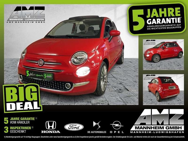 Colore esterno (passione rot) Gebraucht 2016 Fiat 500C Lounge Cabrio | 9.250 € (Fairer Preis) - Bild 1/4