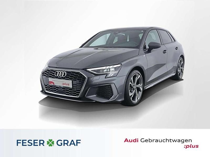Daytonagrau perleffekt Gebraucht 2024 Audi A3 S-Line Limousine | 32.935 € (Superpreis) - Bild 1/4