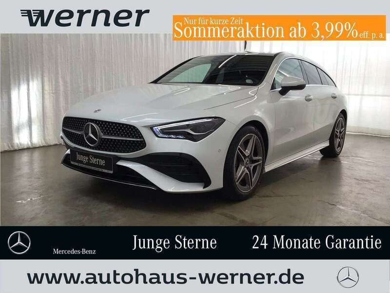 Digitalweiß Gebraucht 2023 Mercedes CLA200 Advanced Plus Kombi | 31.555 € (Guter Preis) - Bild 1/4