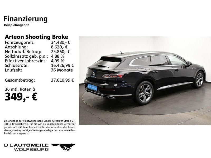 Gebraucht VW Arteon R-line 200 PS (147 kW) 2023 Deep black perleffekt Kombi