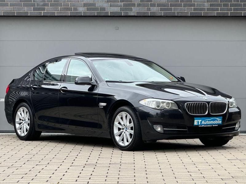 Schwarz Gebraucht 2012 BMW 535 Sport Line Limousine | 10.990 € (Superpreis) - Bild 1/4