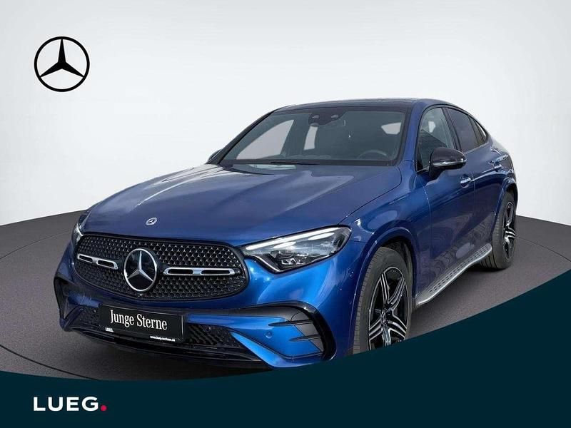 Gebraucht Mercedes GLC220 Night 197 PS (144 kW) 2024 Metalliclack spektralblau Coupé