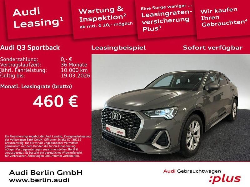 Gebraucht Audi Q3 Sportback S-Line 150 PS (110 kW) 2025 Chronosgrau metallic SUV