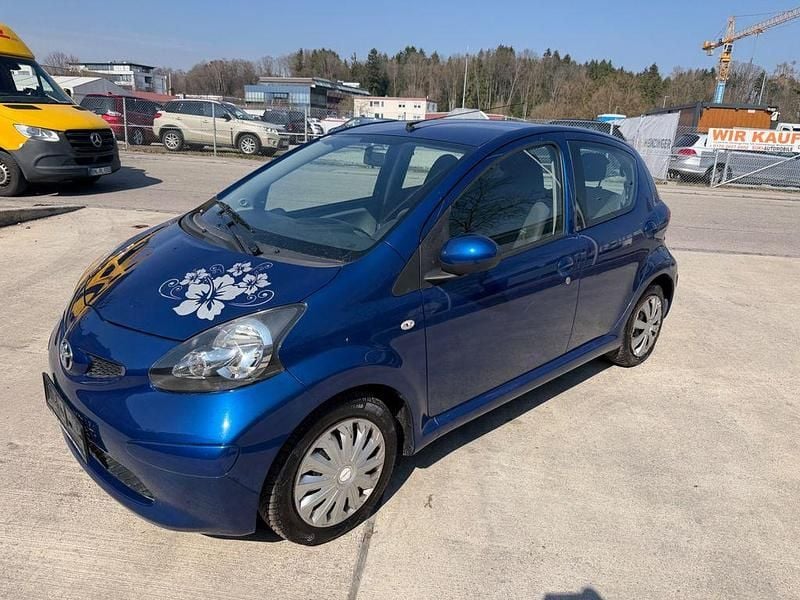 Gebraucht Toyota Aygo 68 PS (50 kW) 2007 Blau Kleinwagen