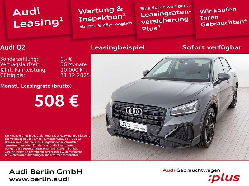 Navarrablau metallic Gebraucht 2024 Audi Q2 S-Line SUV | 38.400 € - Bild 1/3