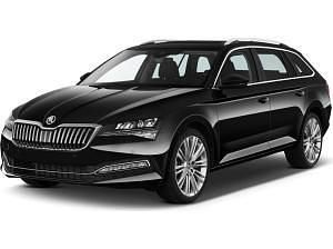 Gebraucht Skoda Superb 150 PS (110 kW) 2024 Grau (graphite grau metallic) Kombi