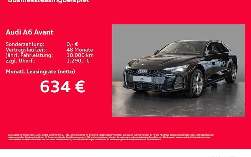 Neu Audi A6 Advanced Plus 204 PS (150 kW) 2025 Schwarz Kombi