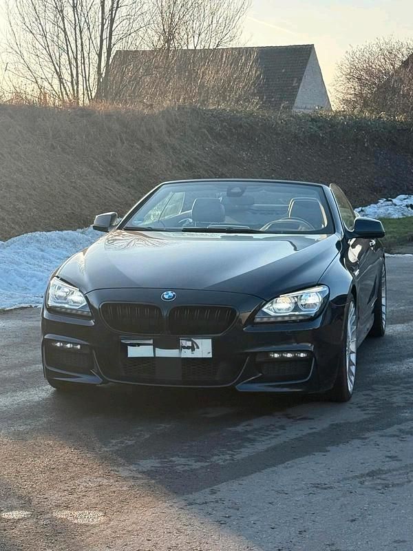 Schwarz Gebraucht 2012 BMW 640 Cabriolet Performance Cabrio | 32.500 € - Bild 1/4