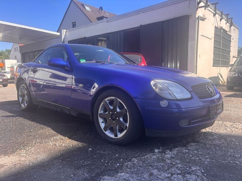 Blau Gebraucht 1999 Mercedes SLK200 Cabrio | 1.999 € (Superpreis) - Bild 1/4