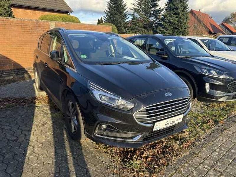 Obsidian schwarzmetallic Gebraucht 2021 Ford S-MAX Titanium Kombi | 24.750 € (Guter Preis) - Bild 1/2