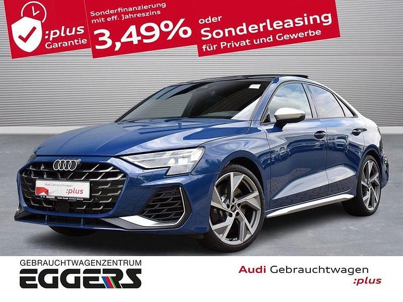 Ascariblau metallic Gebraucht 2024 Audi S3 Ambiente Limousine | 48.790 € (Fairer Preis) - Bild 1/4