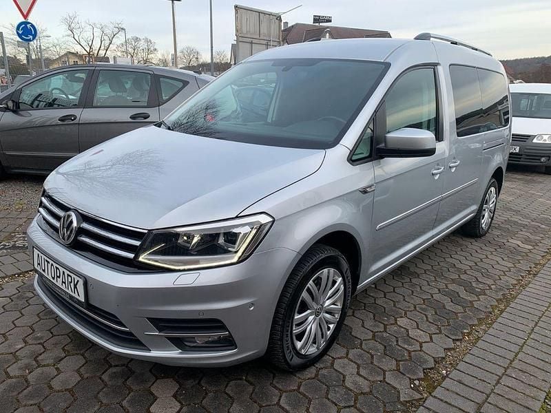 Silber Gebraucht 2020 VW Caddy Maxi Highline Van / Kleinbus | 19.999 € (Superpreis) - Bild 1/4
