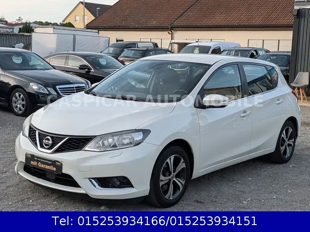 Gebraucht Nissan Pulsar Acenta 110 PS (80 kW) 2014 Weiß Kleinwagen