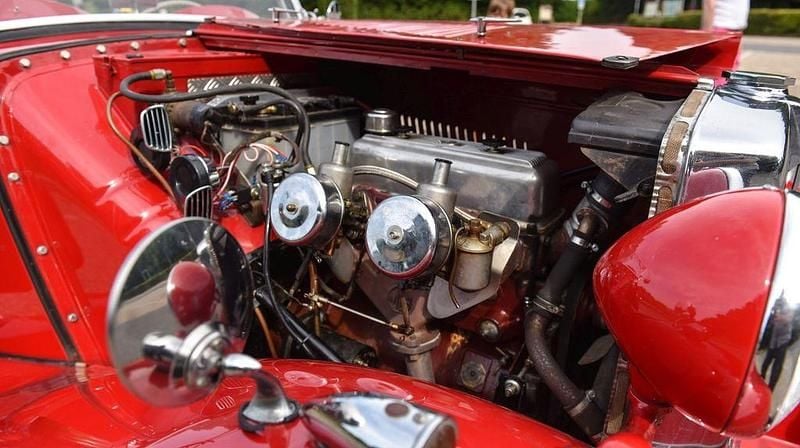 Gebraucht MG TD 54 PS (39 kW) 1953 Rot Cabrio