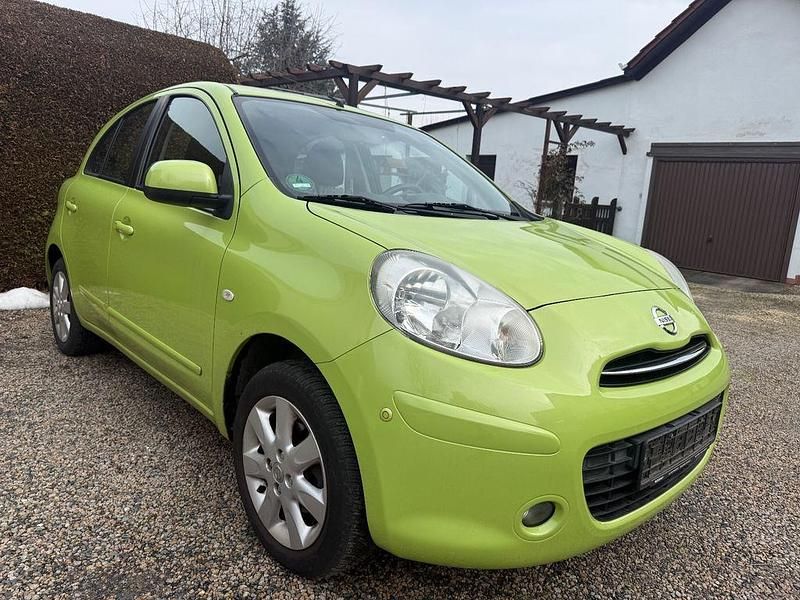 Gebraucht Nissan Micra Acenta 80 PS (58 kW) 2012 Grün Kleinwagen