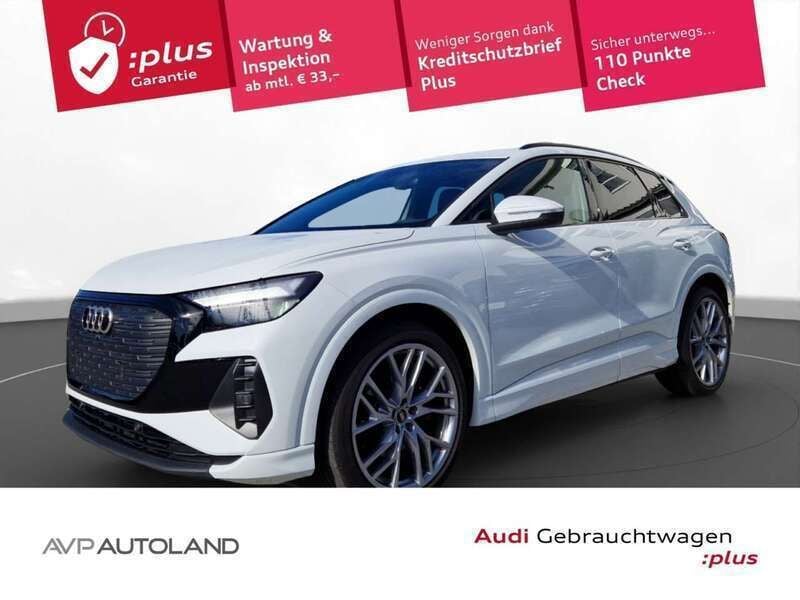 Weiß Gebraucht 2022 Audi Q4 e-tron Advanced Plus SUV | 25.650 € (Superpreis) - Bild 1/4