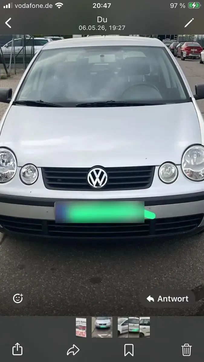 Gebraucht VW Polo 62 PS (45 kW) 2005 Silber Kleinwagen