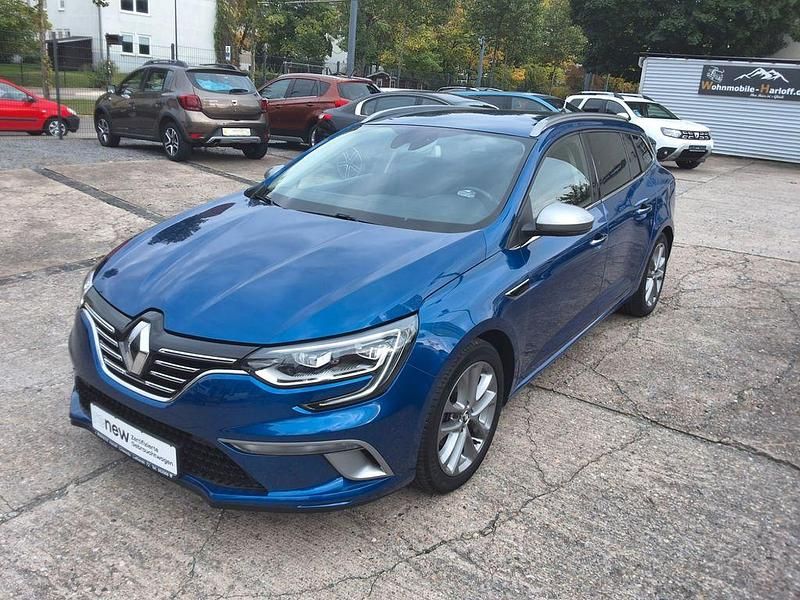 Blau Gebraucht 2017 Renault Mégane GT Line GT-Line Limousine | 12.490 € (Fairer Preis) - Bild 1/4