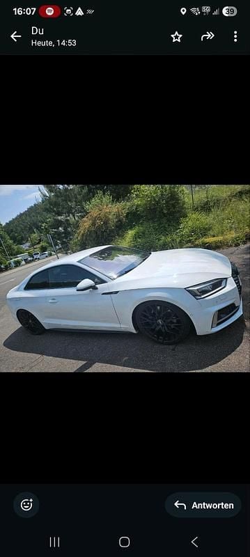 Weiß Gebraucht 2018 Audi S5 Coupé | 21.500 € (Superpreis) - Bild 1/4