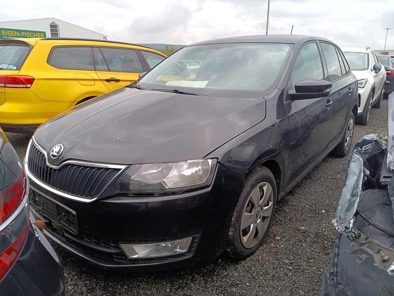 Schwarz Gebraucht 2017 Skoda Rapid Ambition Limousine | 3.990 € - Bild 1/4