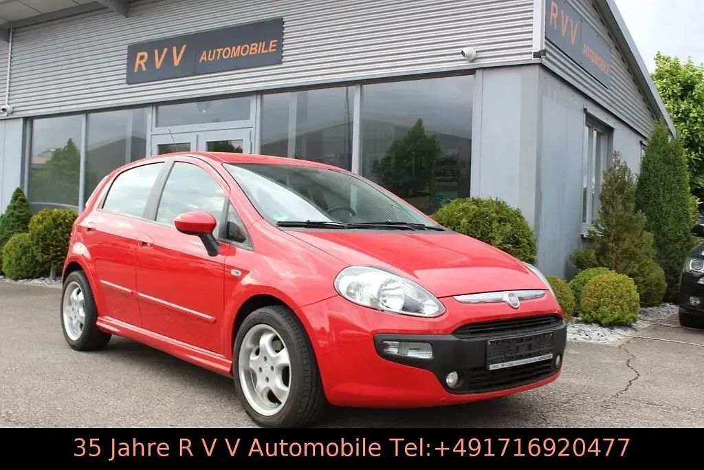 Gebraucht Fiat Punto Evo Dynamic 84 PS (61 kW) 2011 Rot Kleinwagen