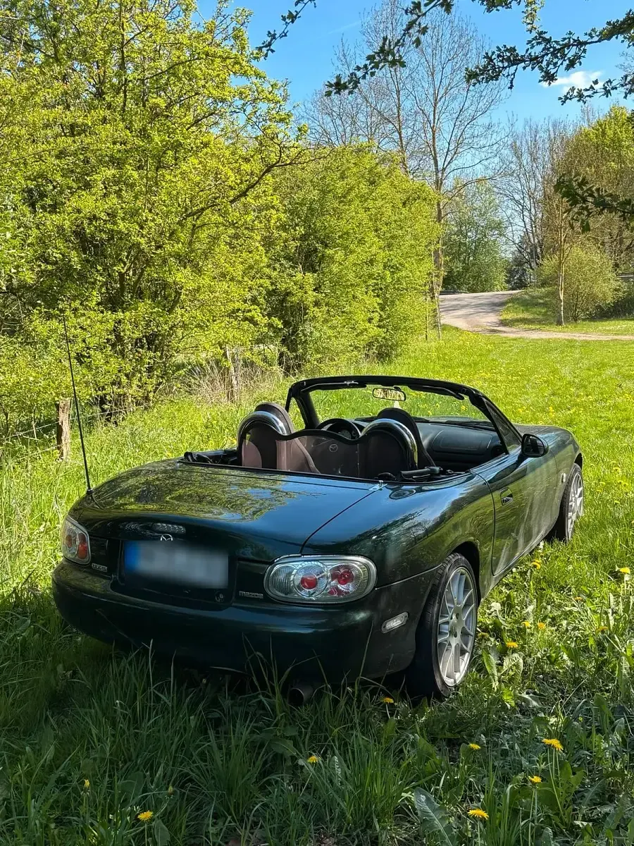 Gebraucht Mazda MX5 110 PS (80 kW) 2002 Grün Cabrio