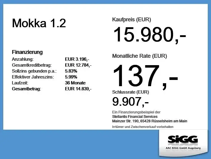 Gebraucht Opel Mokka Elegance 101 PS (74 kW) 2024 Weiss SUV