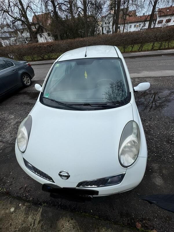 Weiß Gebraucht 2009 Nissan Micra Kleinwagen | 1.000 € (Guter Preis) - Bild 1/4