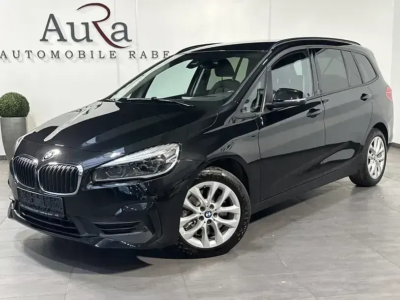 Gebraucht BMW 218 Gran Tourer Advantage 150 PS (110 kW) 2022 Schwarz Van / Kleinbus