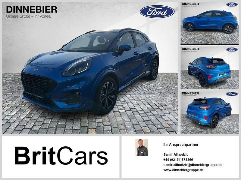 Blau Gebraucht 2024 Ford Puma Gen-E ST-Line X SUV | 22.369 € - Bild 1/2