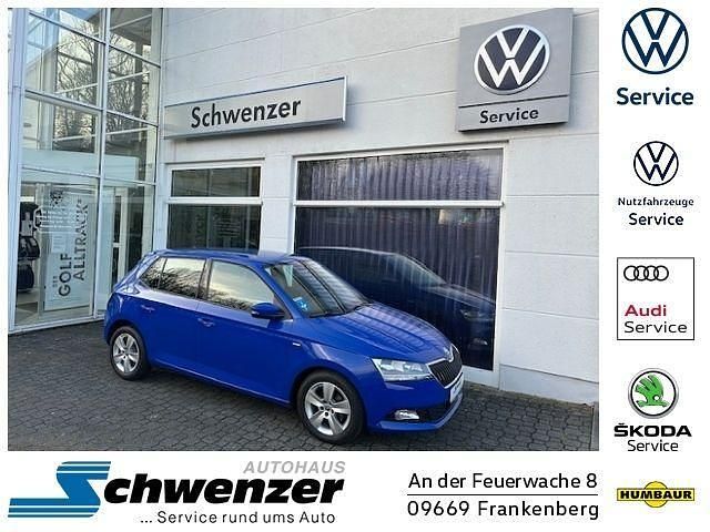 Energy blau Gebraucht 2021 Skoda Fabia Ambition Kleinwagen | 13.950 € (Guter Preis) - Bild 1/4