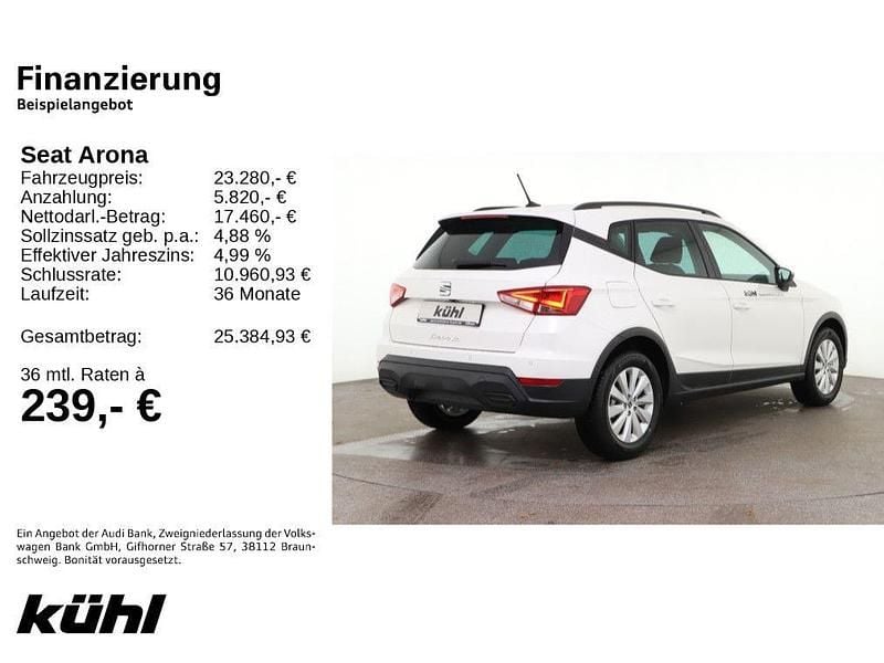 Gebraucht Seat Arona Style 116 PS (85 kW) 2025 "candy" weiss SUV