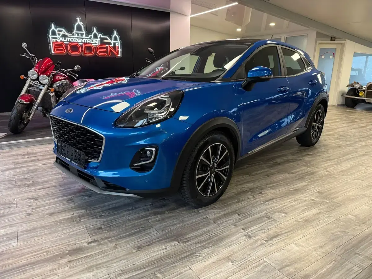 Gebraucht Ford Puma Titanium 120 PS (88 kW) 2021 Blau SUV