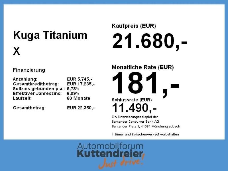 Gebraucht Ford Kuga Titanium X 190 PS (139 kW) 2023 Obsidianschwarz metallic SUV