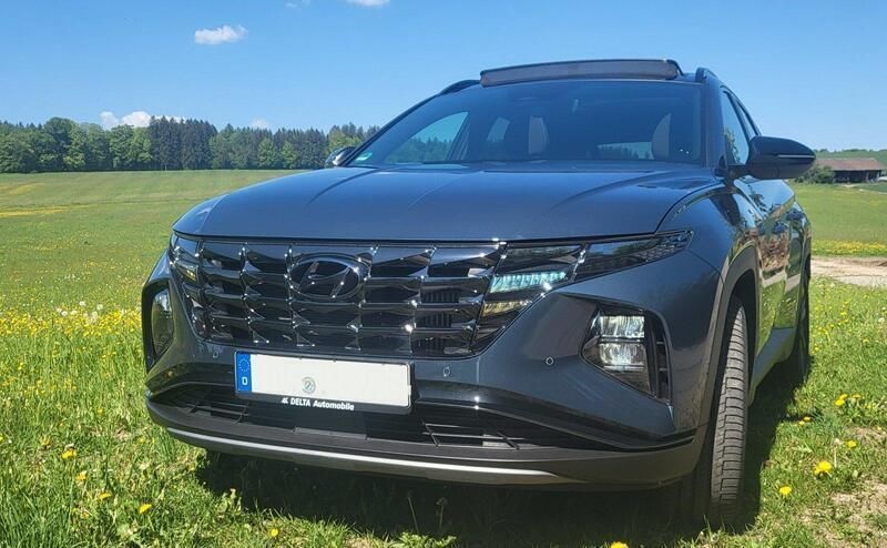 Blau Gebraucht 2023 Hyundai Tucson Blackline SUV | 33.200 € (Fairer Preis) - Bild 1/4