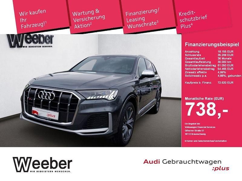 Daytonagrau perleffekt Gebraucht 2022 Audi SQ7 Ambiente SUV | 72.620 € (Fairer Preis) - Bild 1/4