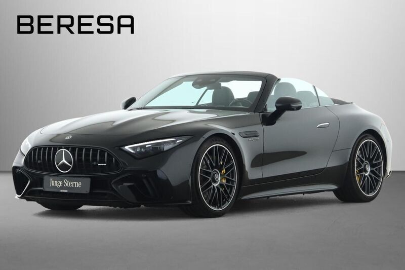 Schwarzlack obsidianschwarz Gebraucht 2022 Mercedes SL63 AMG AMG Cabrio | 142.800 € (Etwas zu teuer) - Bild 1/4