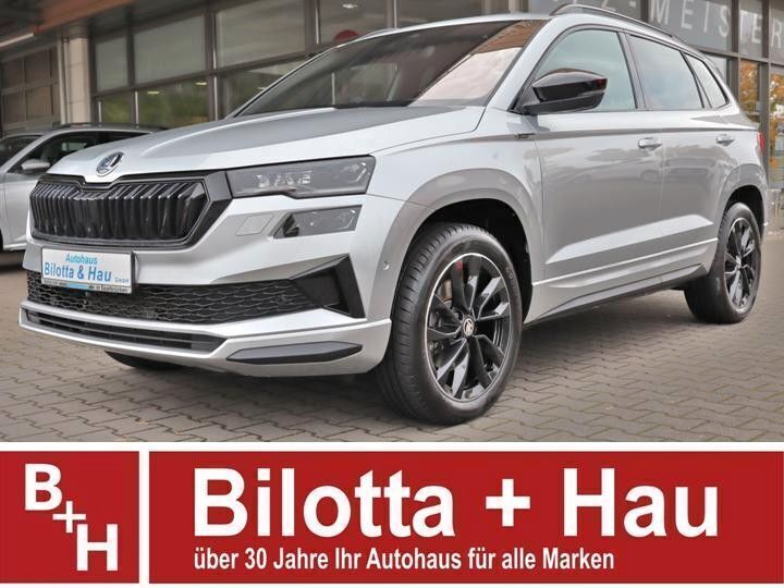 Brilliantsilber metallic Gebraucht 2023 Skoda Karoq SportLine SUV | 34.900 € (Guter Preis) - Bild 1/4