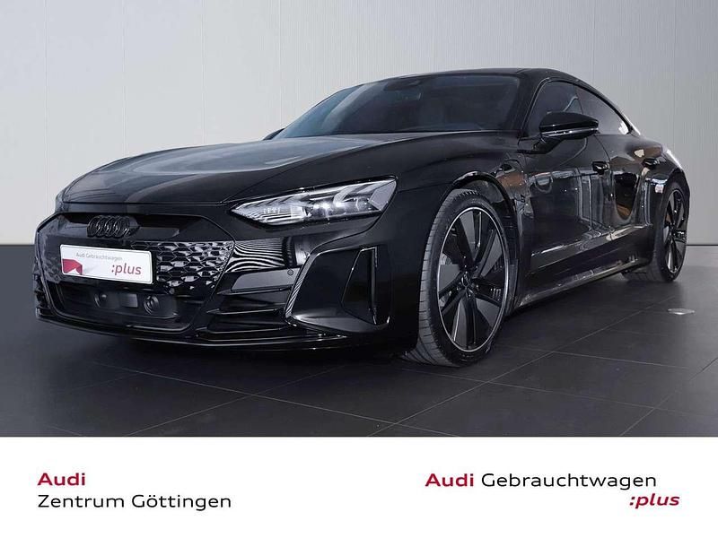 Mythosschwarz metallic Gebraucht 2022 Audi e-tron GT quattro Ambiente Limousine | 56.990 € (Superpreis) - Bild 1/4