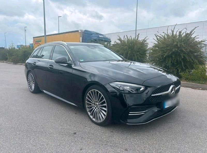 Schwarz Gebraucht 2023 Mercedes C200 AMG Kombi | 34.000 € (Fairer Preis) - Bild 1/4